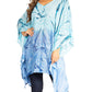 Sakkas Adalwin Third Tie Dye Desert Sun Circle Ponch Tunic Top Blouse W/Embroidery