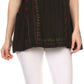 Sakkas Anika Stonewashed Rayon Blouse