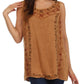 Sakkas Anika Stonewashed Rayon Blouse