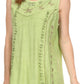 Sakkas Anika Stonewashed Rayon Blouse