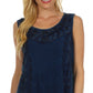 Sakkas Anika Stonewashed Rayon Blouse