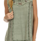 Sakkas Anika Stonewashed Rayon Blouse