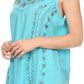 Sakkas Anika Stonewashed Rayon Blouse