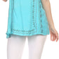 Sakkas Anika Stonewashed Rayon Blouse