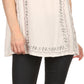 Sakkas Anika Stonewashed Rayon Blouse