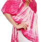 Sakkas Ragini Tie Dye  Lace Accent Delicate Embroidered Poncho Top / Cover Up