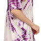 Sakkas Ragini Tie Dye  Lace Accent Delicate Embroidered Poncho Top / Cover Up