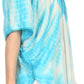 Sakkas Ragini Tie Dye  Lace Accent Delicate Embroidered Poncho Top / Cover Up