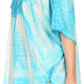Sakkas Ragini Tie Dye  Lace Accent Delicate Embroidered Poncho Top / Cover Up