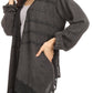Sakkas Isenia Cardigan Open Front Kimono Long Sleeve Embroidered Top Blouse Lace