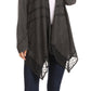 Sakkas Isenia Cardigan Open Front Kimono Long Sleeve Embroidered Top Blouse Lace