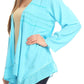Sakkas Isenia Cardigan Open Front Kimono Long Sleeve Embroidered Top Blouse Lace