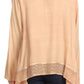 Sakkas Isenia Cardigan Open Front Kimono Long Sleeve Embroidered Top Blouse Lace