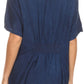 Sakkas Isabeli Leaf Embroidered Blouse Top Shirt With Cap Sleeves And Wide Neck