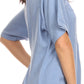 Sakkas Isabeli Leaf Embroidered Blouse Top Shirt With Cap Sleeves And Wide Neck