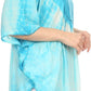 Sakkas Martina Delicate Embroidered Tie Dye Poncho Top / Cover Up