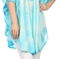 Sakkas Martina Delicate Embroidered Tie Dye Poncho Top / Cover Up