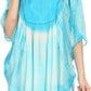 Sakkas Martina Delicate Embroidered Tie Dye Poncho Top / Cover Up