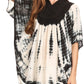 Sakkas Martina Delicate Embroidered Tie Dye Poncho Top / Cover Up