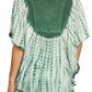Sakkas Martina Delicate Embroidered Tie Dye Poncho Top / Cover Up