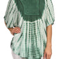 Sakkas Martina Delicate Embroidered Tie Dye Poncho Top / Cover Up