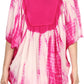 Sakkas Martina Delicate Embroidered Tie Dye Poncho Top / Cover Up