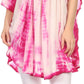 Sakkas Martina Delicate Embroidered Tie Dye Poncho Top / Cover Up