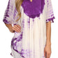 Sakkas Martina Delicate Embroidered Tie Dye Poncho Top / Cover Up