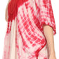 Sakkas Martina Delicate Embroidered Tie Dye Poncho Top / Cover Up