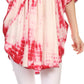 Sakkas Martina Delicate Embroidered Tie Dye Poncho Top / Cover Up