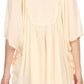 Sakkas Martina Delicate Embroidered Tie Dye Poncho Top / Cover Up