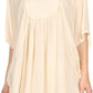 Sakkas Martina Delicate Embroidered Tie Dye Poncho Top / Cover Up