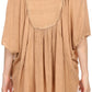 Sakkas Martina Delicate Embroidered Tie Dye Poncho Top / Cover Up