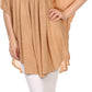 Sakkas Martina Delicate Embroidered Tie Dye Poncho Top / Cover Up