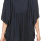 Sakkas Martina Delicate Embroidered Tie Dye Poncho Top / Cover Up