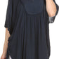 Sakkas Martina Delicate Embroidered Tie Dye Poncho Top / Cover Up