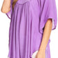 Sakkas Martina Delicate Embroidered Tie Dye Poncho Top / Cover Up
