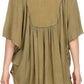 Sakkas Martina Delicate Embroidered Tie Dye Poncho Top / Cover Up