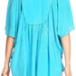 Sakkas Martina Delicate Embroidered Tie Dye Poncho Top / Cover Up