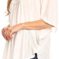 Sakkas Martina Delicate Embroidered Tie Dye Poncho Top / Cover Up