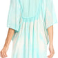 Sakkas Martina Delicate Embroidered Tie Dye Poncho Top / Cover Up