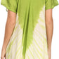 Sakkas D7037 - Cara Wide Embroidered Top Blouse Shirt With Crochet Neck Draped Cap Sleeves - Fuscia - OS