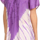 Sakkas D7037 - Cara Wide Embroidered Top Blouse Shirt With Crochet Neck Draped Cap Sleeves - Fuscia - OS