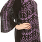 Sakkas Svetlana Scoop Neck Long Sleeve Aztec Print Crochet Hem Blouse Shirt Top