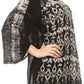 Sakkas Svetlana Scoop Neck Long Sleeve Aztec Print Crochet Hem Blouse Shirt Top
