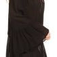 Sakkas Anna Casual Flowy Wide Neck 3/4 Sleeve Light Summer Boho Blouse Top