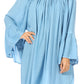 Sakkas Anna Casual Flowy Wide Neck 3/4 Sleeve Light Summer Boho Blouse Top