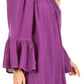 Sakkas Anna Casual Flowy Wide Neck 3/4 Sleeve Light Summer Boho Blouse Top