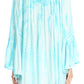 Sakkas Anna Casual Flowy Wide Neck 3/4 Sleeve Light Summer Boho Blouse Top