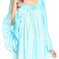 Sakkas Anna Casual Flowy Wide Neck 3/4 Sleeve Light Summer Boho Blouse Top